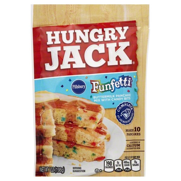 Hungry Jack Pancake Mix Funfetti; 7 Ounces; 12 Per Case - High Mart Wholesale