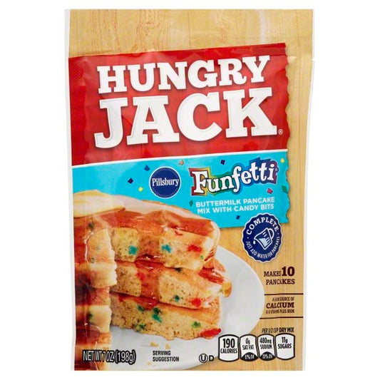 Hungry Jack Pancake Mix Funfetti; 7 Ounces; 12 Per Case - High Mart Wholesale