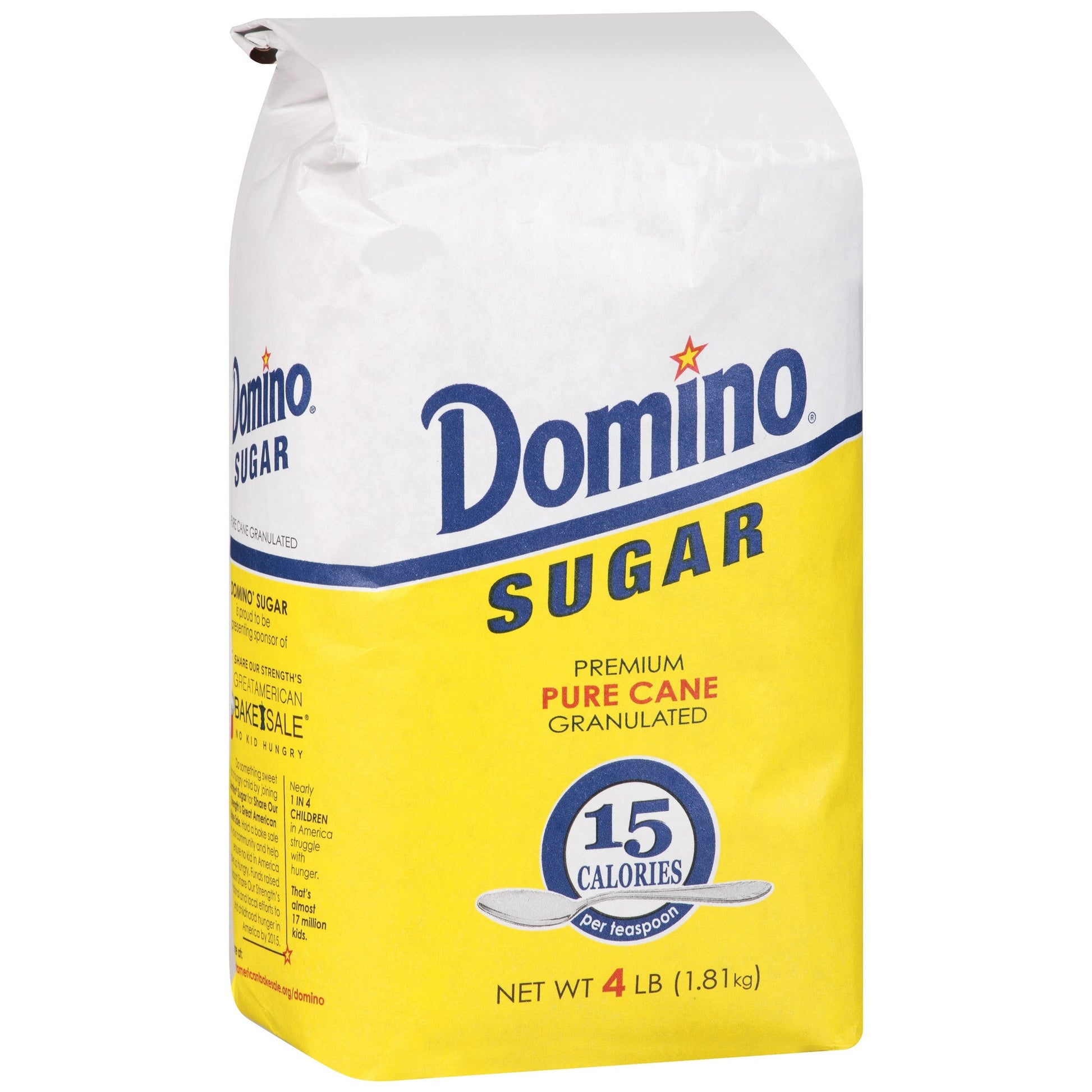 Domino Extra Fine Granulated Sugar; 4 Pounds; 10 Per Case - High Mart Wholesale