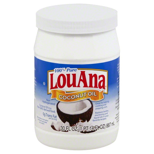 Lou Ana Coconut Oil No Trans Fat; 30 Fluid Ounces; 6 Per Case