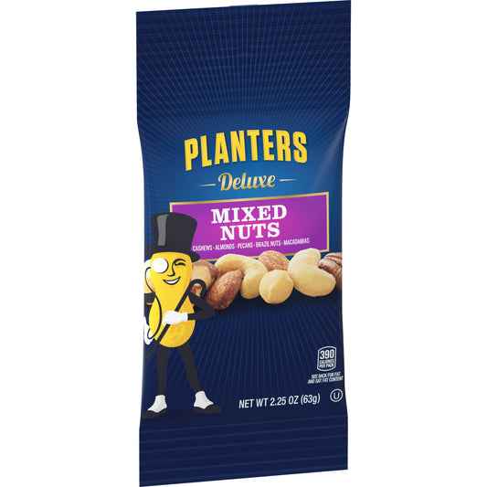 Kraft Deluxe Mixed Nuts; 2.25 Ounce; 12 Per Box; 6 Per Case