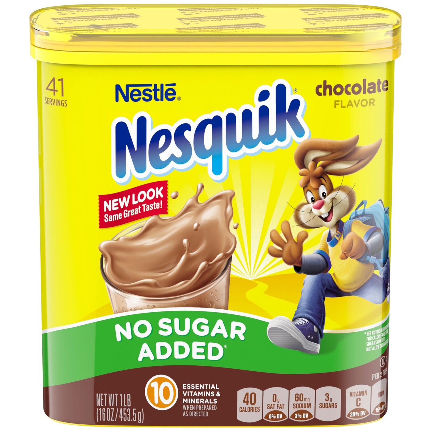 Nesquik Milk Flavoring Sugar Free Chocolate Powder; 16 Ounces; 6 Per Case