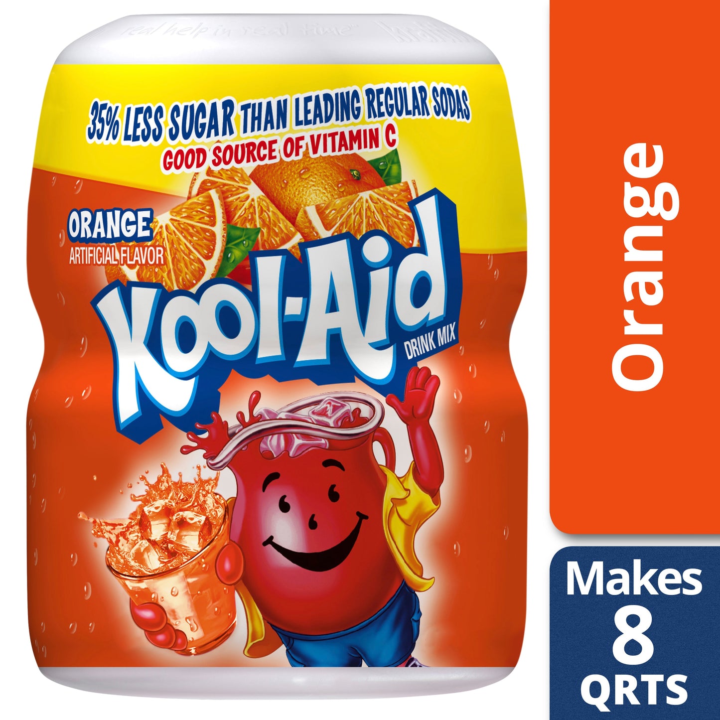 Kool-Aid Beverage Kool-Aid Orange; 1.188 Pound; 12 Per Case - High Mart Wholesale