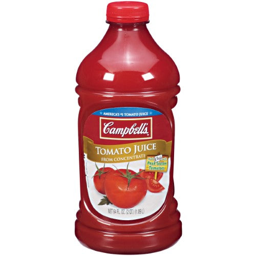 Campbell's Tomato Juice Beverage; 64 Fluid Ounces; 6 Per Case - High Mart Wholesale