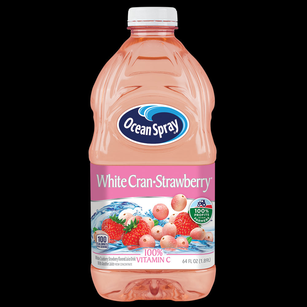 Ocean Spray White Cranberry Strawberry Juice; 64 Fluid Ounce; 8 Per Case