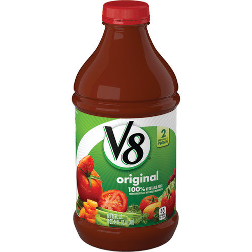 V8 Original Vegetable Juice; 46 Fluid Ounces; 6 Per Case - High Mart Wholesale