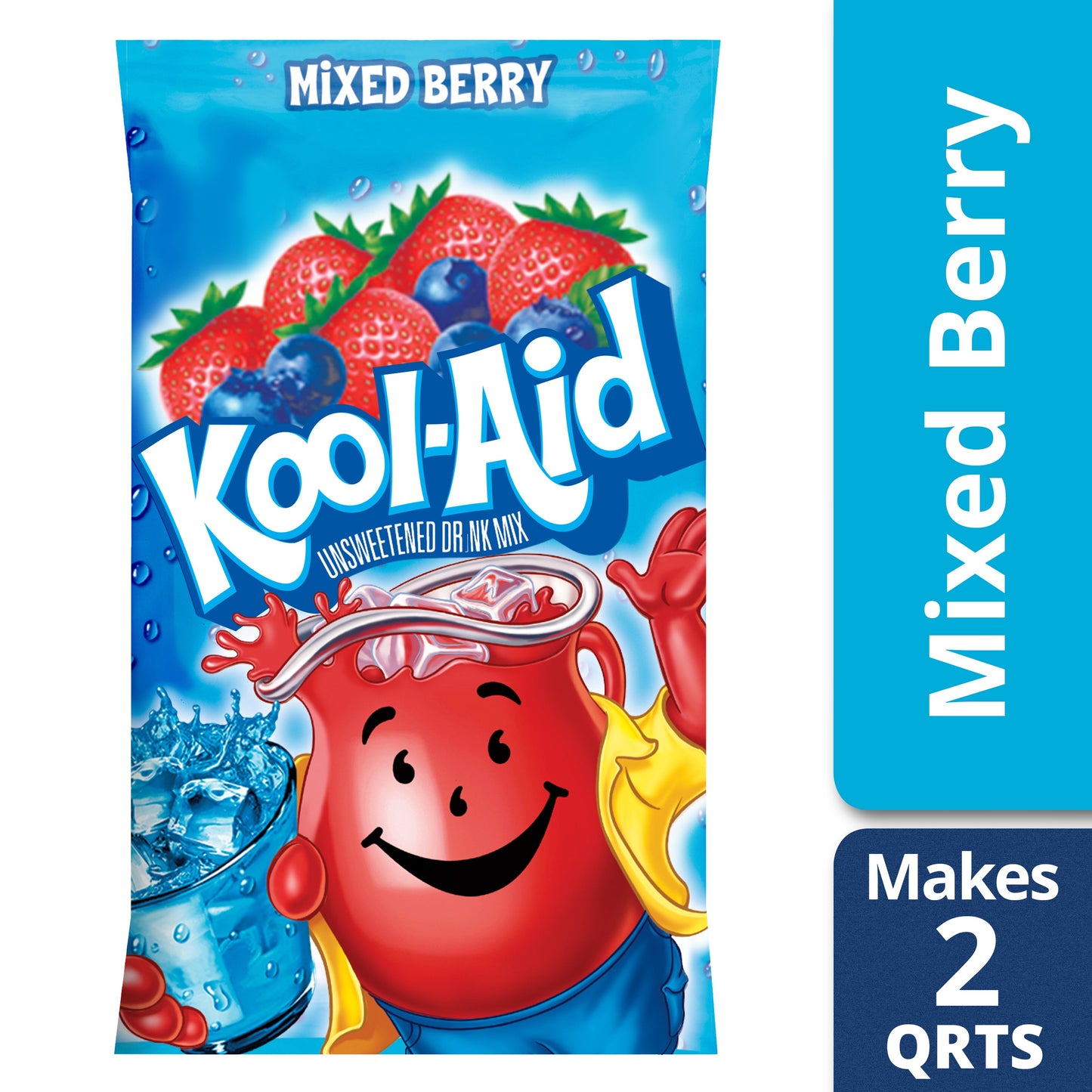 Kool-Aid Kool-Aid Beverage Mix Unsweetened Berry; 0.22 Ounces; 192 Per Case - High Mart Wholesale