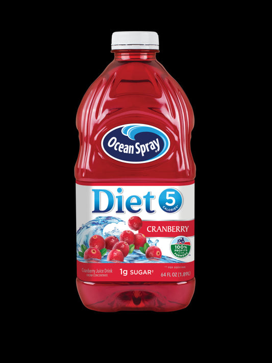 Ocean Spray Diet Cranberry Juice; 64 Fluid Ounces; 8 Per Case
