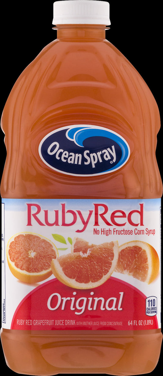 Ocean Spray Ruby Red Grapefruit Juice; 64 Fluid Ounce; 8 Per Case