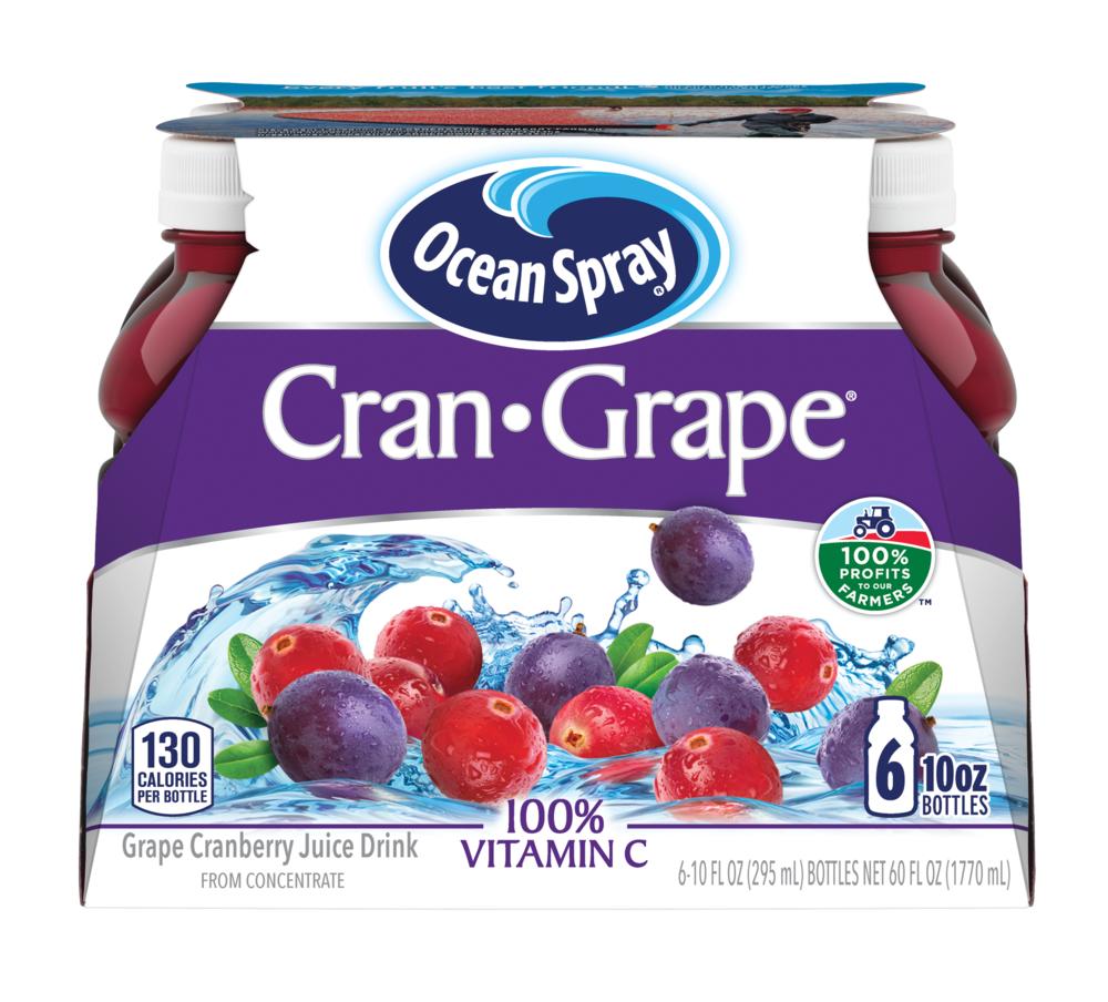Ocean Spray Juice Cranberry Grape; 60 Fluid Ounces; 4 Per Case