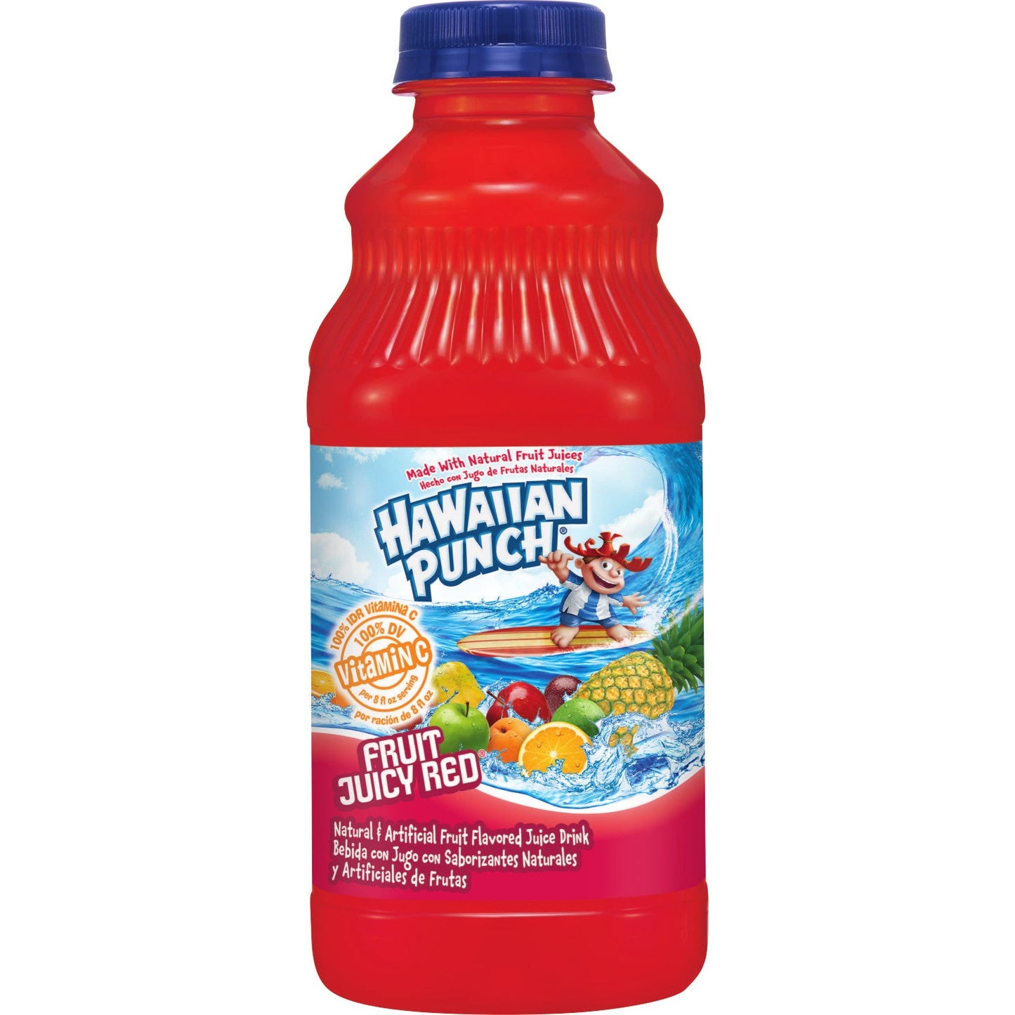 Hawaiian Punch Fruit Juicy Red; 32 Fluid Ounces; 12 Per Case