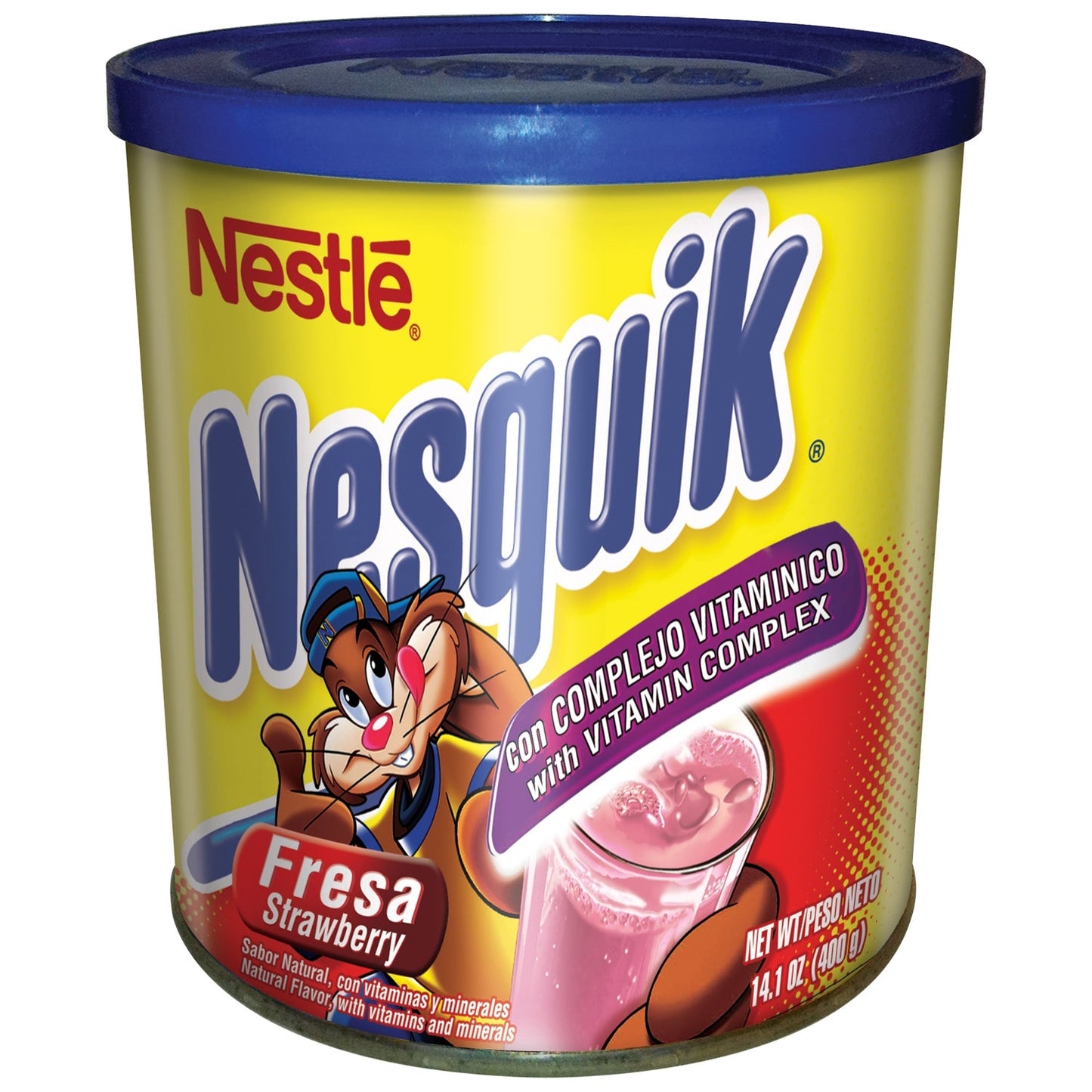 Nesquik Strawberry Flavored Powder; 14.1 Ounces; 12 Per Case
