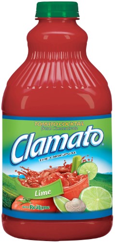 Clamato Limon Pet Bottles; 64 Fluid Ounces; 8 Per Case