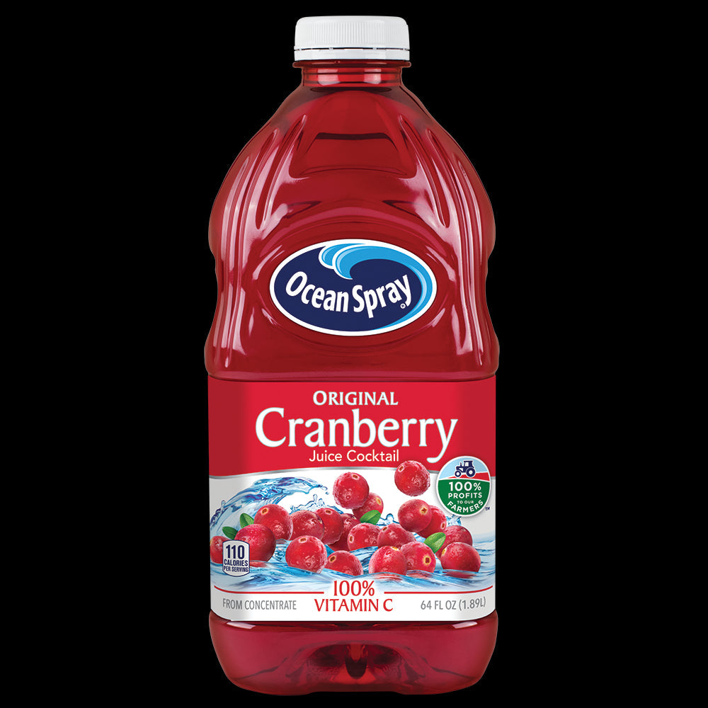 Ocean Spray Original Cranberry Juice Cocktail; 64 Fluid Ounce; 8 Per Case