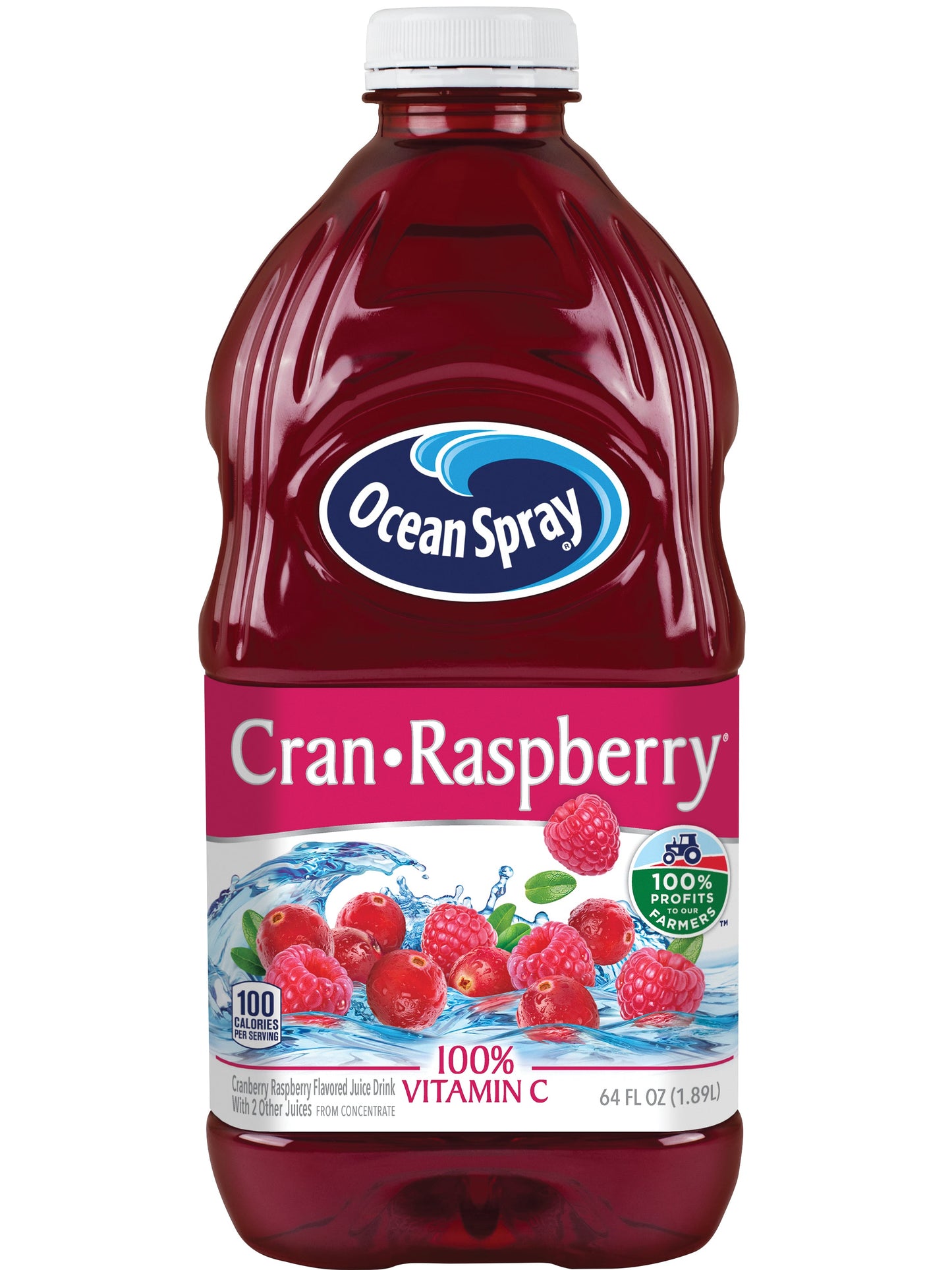 Ocean Spray Cranberry Raspberry Juice; 64 Fluid Ounces; 8 Per Case