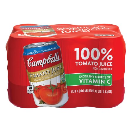 Campbell's Juice Tomato 4 To 6 Pack; 69 Fluid Ounces; 4 Per Case - High Mart Wholesale