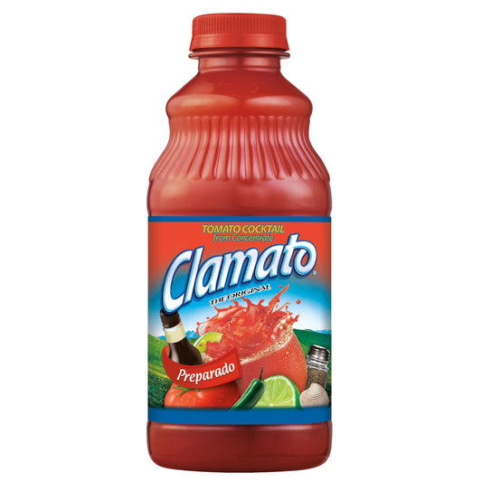 Clamato Prepardo; 32 Fluid Ounces; 12 Per Case