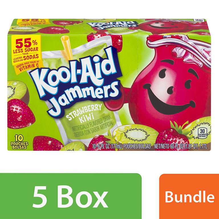 Kool-Aid Kool Aid Jammers Beverage Kiwi Strawberry; 60 Fluid Ounce; 4 Per Case - High Mart Wholesale