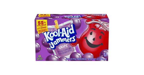 Kool-Aid Kool Aid Jammers Grape; 10 Count; 1 Per Box; 4 Per Case - High Mart Wholesale