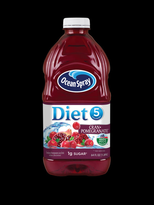 Ocean Spray Diet Cranberry Pomegranate; 64 Fluid Ounces; 8 Per Case
