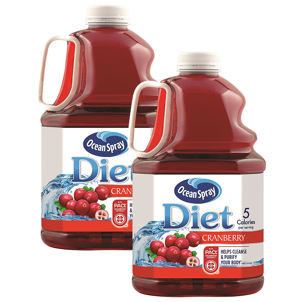 Ocean Spray Juice Cocktail Cranberry Diet; 101.4 Fluid Ounces; 6 Per Case