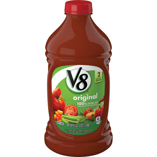 V8 V8 Vegetable Juice; 64 Fluid Ounces; 6 Per Case - High Mart Wholesale