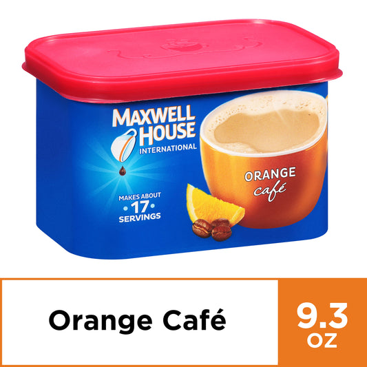 Maxwell House International Orange Cafe; 9.3 Ounces; 8 Per Case - High Mart Wholesale