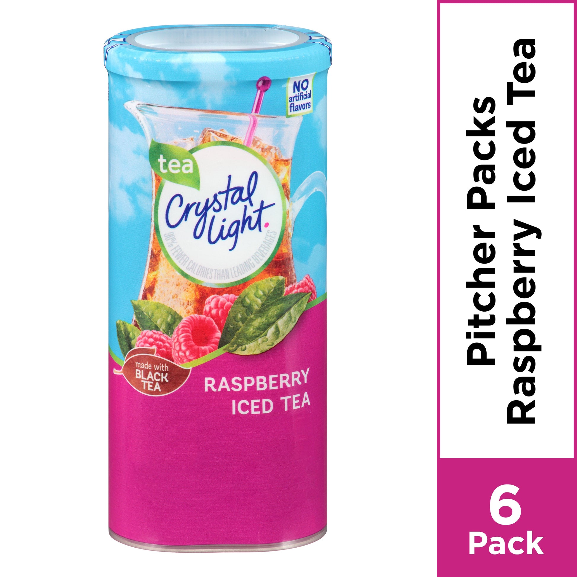 Crystal Light Crystal Light Tea Raspberry; 1.6 Ounces; 12 Per Case - High Mart Wholesale