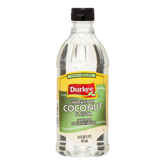 Durkee Imitation Coconut Flavoring; 16 Fluid Ounce; 6 Per Case - High Mart Wholesale