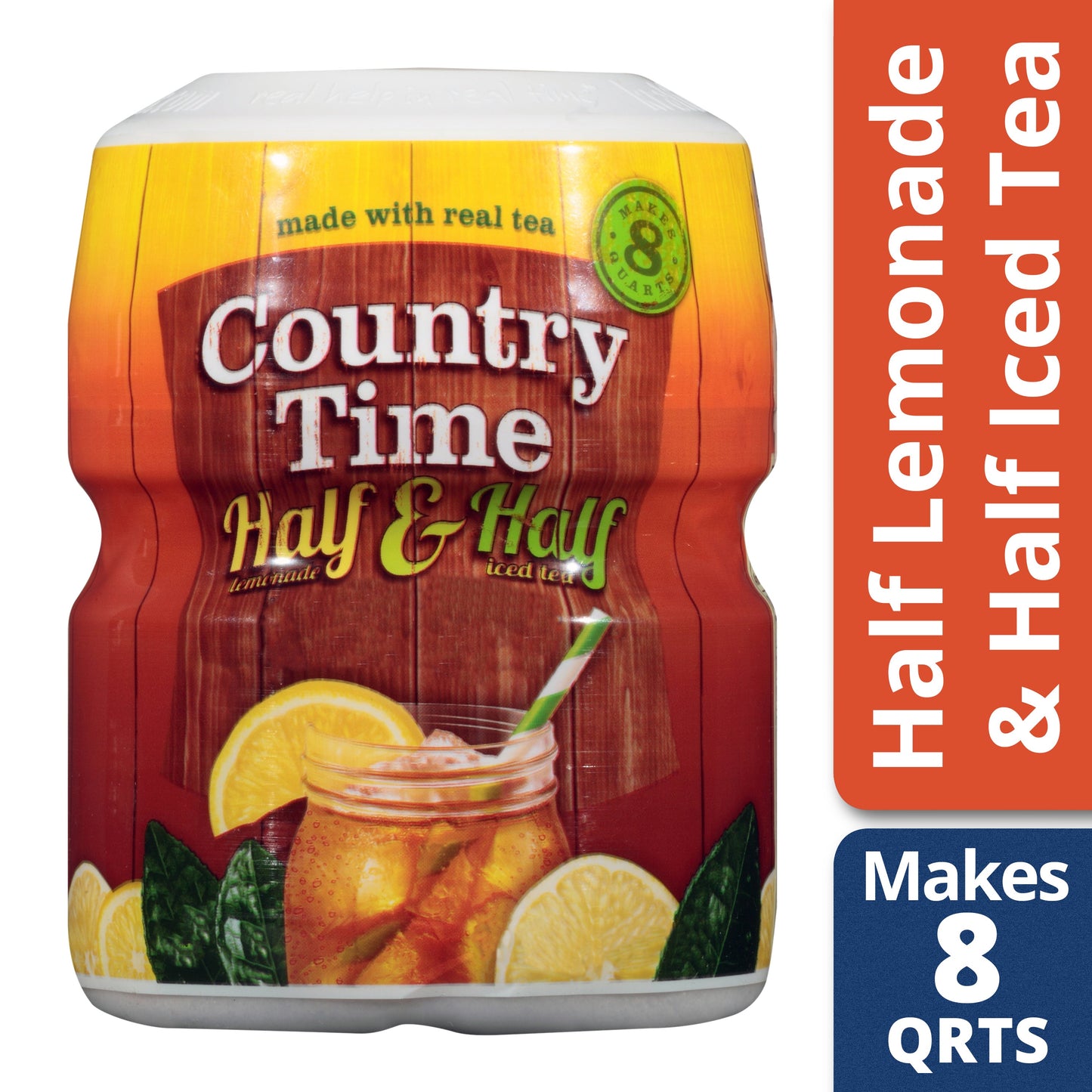 Country Time Half & Half Lemonade Beverage Mix; 1.19 Pounds; 12 Per Case - High Mart Wholesale