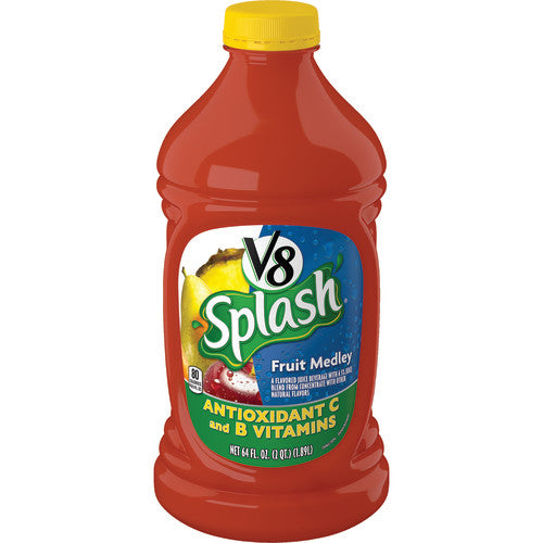 V8 V8 Splash Fruit Medley; 64 Fluid Ounces; 6 Per Case - High Mart Wholesale