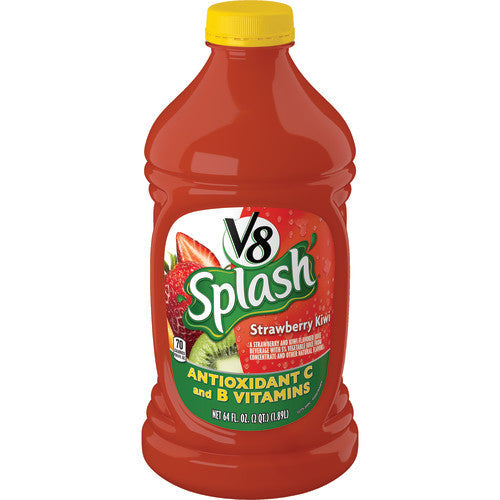 V8 V8 Splash Strawberry Kiwi; 64 Fluid Ounces; 6 Per Case - High Mart Wholesale