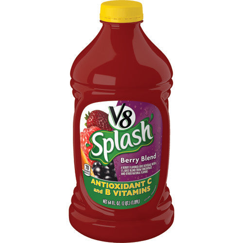 V8 V8 Splash Berry Bold; 64 Fluid Ounces; 6 Per Case - High Mart Wholesale