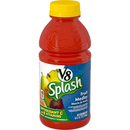 V8 Splash Fruit; 16 Fluid Ounces; 12 Per Case - High Mart Wholesale