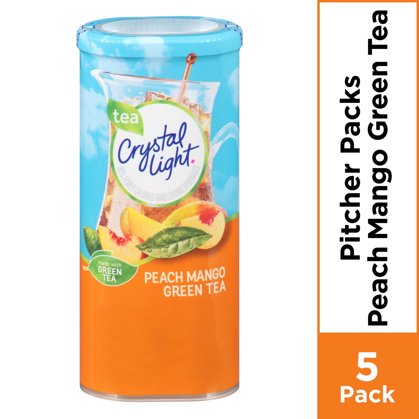 Crystal Light Crystal Light Green Tea Peach Mango; 1.85 Ounces; 12 Per Case - High Mart Wholesale