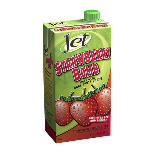 Davinci Gourmet Strawberry Bomb Smoothie Mix; 64 Fluid Ounces; 6 Per Case - High Mart Wholesale