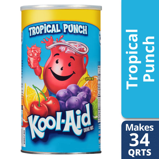 Kool-Aid Powdered Soft Drink Tropical Punch; 82.5 Ounce; 6 Per Case - High Mart Wholesale