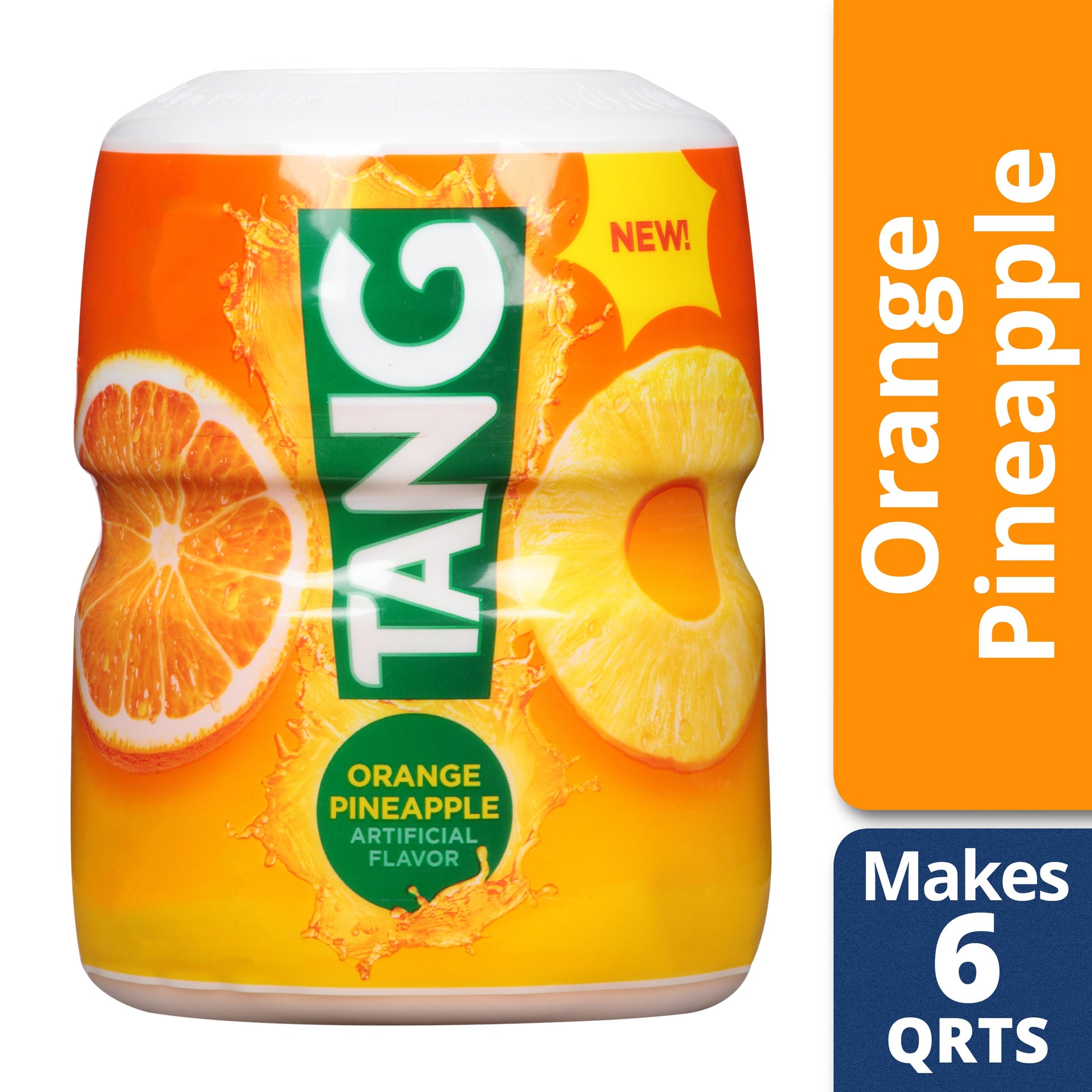 Tang Powdered Soft Drink Orange Pineapple; 1.25 Pounds; 12 Per Case - High Mart Wholesale