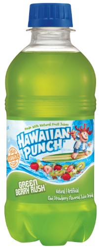 Hawaiian Punch Green Berry Rush; 10 Fluid Ounce; 4 Per Case