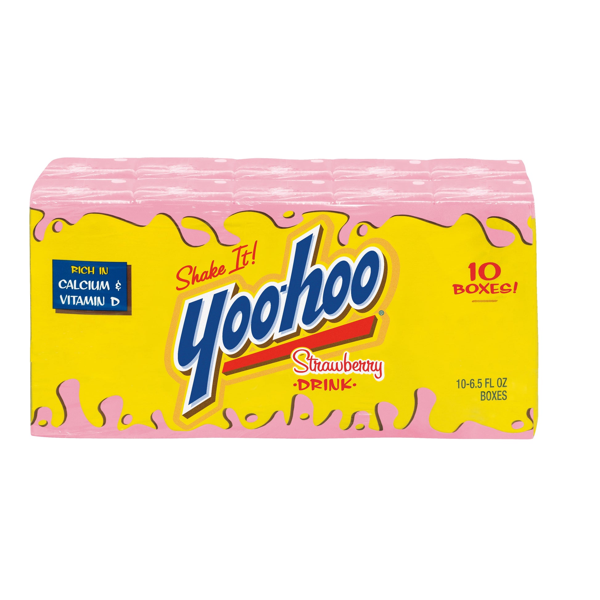 Yoo Hoo Strawberry Drink; 65 Fluid Ounces; 4 Per Case - High Mart Wholesale