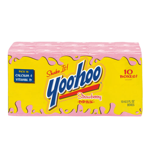 Yoo Hoo Strawberry Drink; 65 Fluid Ounces; 4 Per Case - High Mart Wholesale