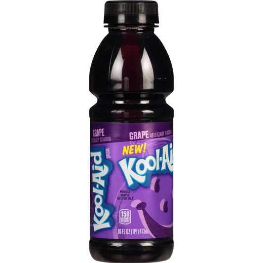 Kool-Aid Ready To Drink Grape Beverage; 16 Fluid Ounces; 12 Per Case - High Mart Wholesale