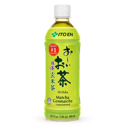 Ito En Oi Ocha Green Tea With Roasted Rice; 16.9 Fluid Ounces; 12 Per Case - High Mart Wholesale