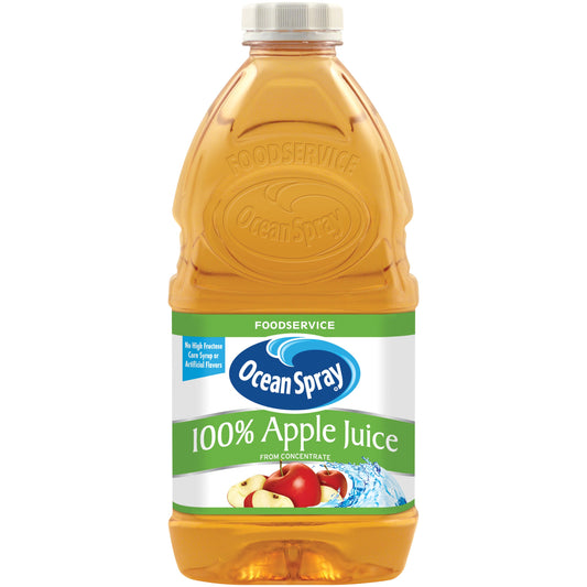 Ocean Spray 100% Apple Juice; 60 Fluid Ounces; 8 Per Case