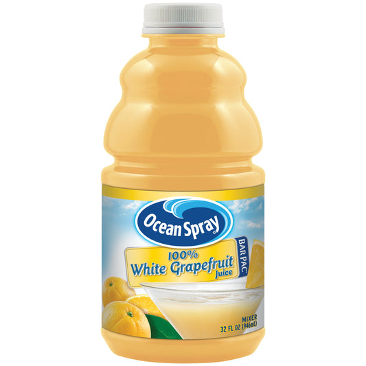 Ocean Spray White Grapefruit Juice; Kosher; 32 Fluid Ounces; 12 Per Case