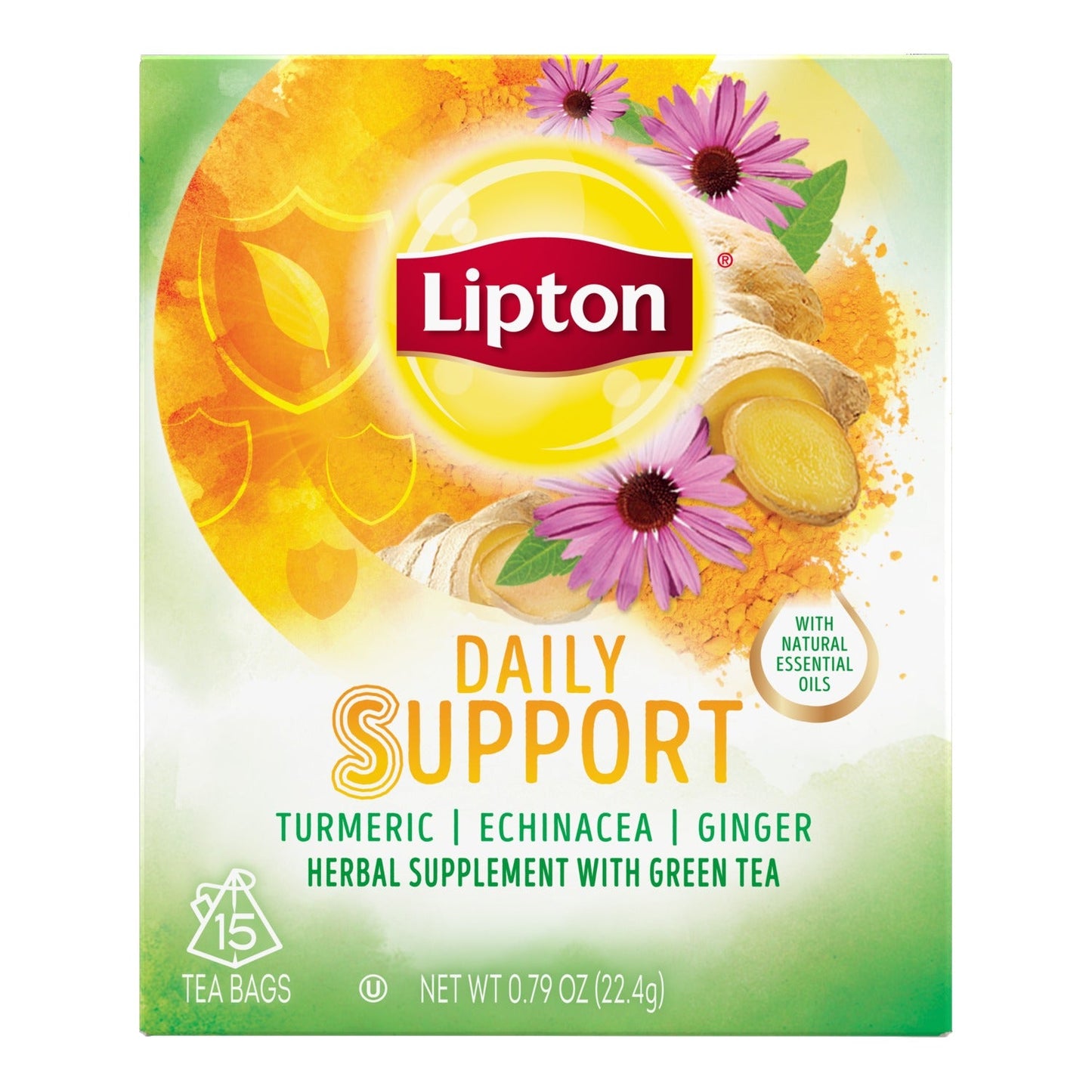 Lipton Tea Limited Edition Daily Support; 15 Count; 4 Per Case