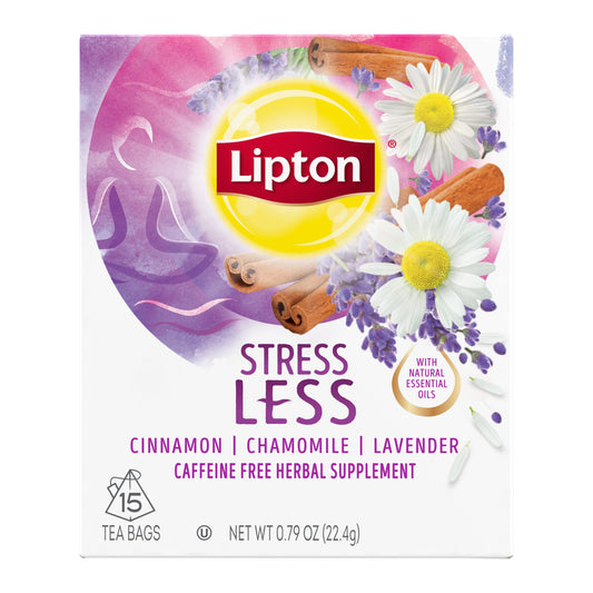 Lipton Tea Stress Less; 15 Count; 4 Per Case