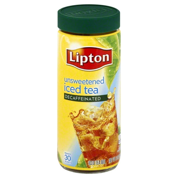 Lipton Decaffeinated Tea Unsweetened In A Glass Jar Instant; 3 Ounce; 6 Per Case