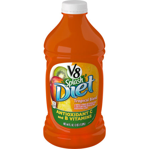 V8 V8 Splash Diet Tropical; 64 Fluid Ounces; 6 Per Case - High Mart Wholesale