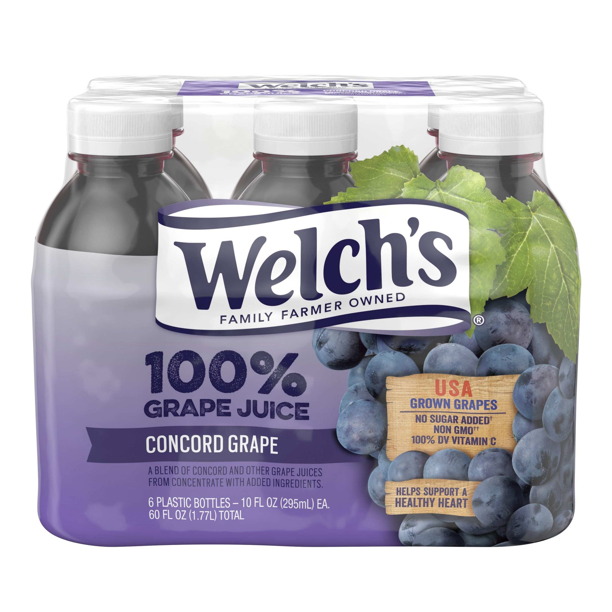 Welch's 100% Grape Juice 6 Pack; 60 Fluid Ounce; 4 Per Case - High Mart Wholesale